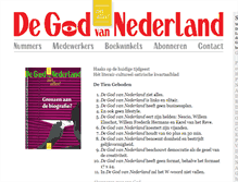 Tablet Screenshot of degodvannederland.net